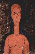 Amedeo Modigliani Rote Beste oil painting on canvas